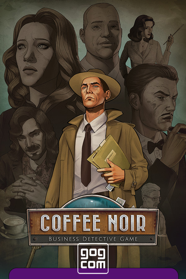 Coffee Noir Business Detective Game v1.0.1 [GOG] (2021)